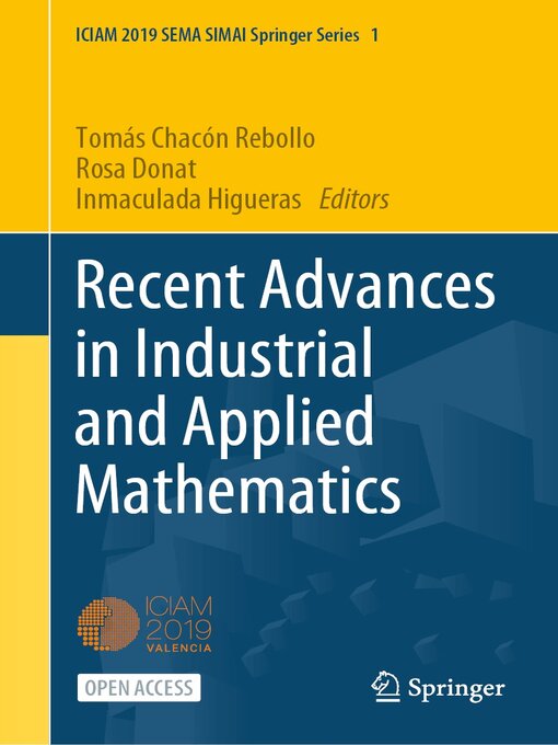 Title details for Recent Advances in Industrial and Applied Mathematics by Tomás Chacón Rebollo - Available